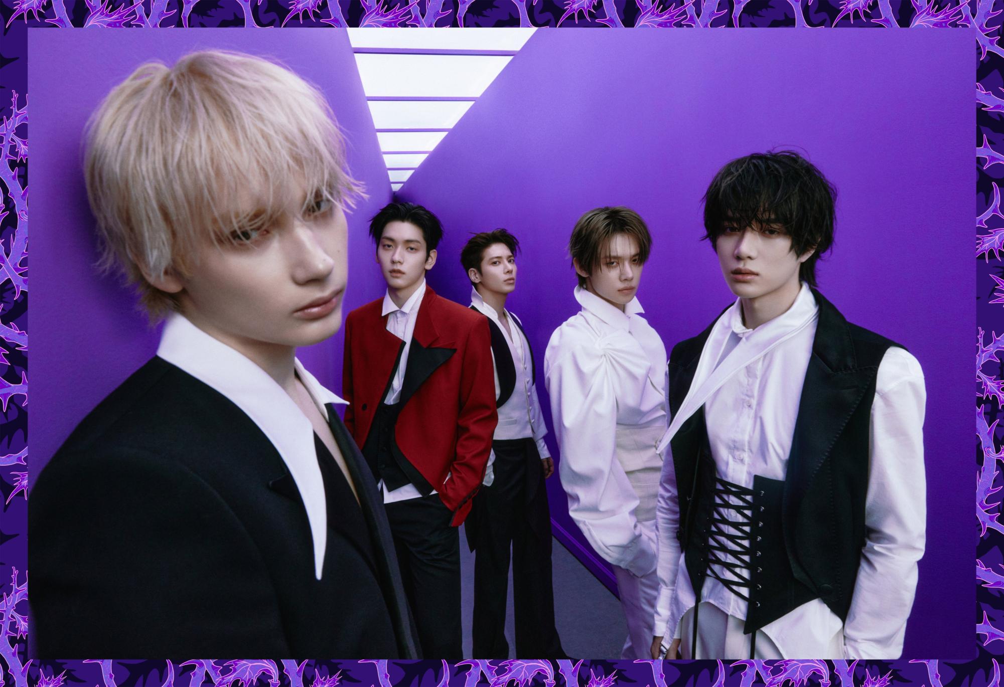 The colors purple, green, pink, and yellow, run through the photos in "The 7th Year" to create a cohesive visual. 